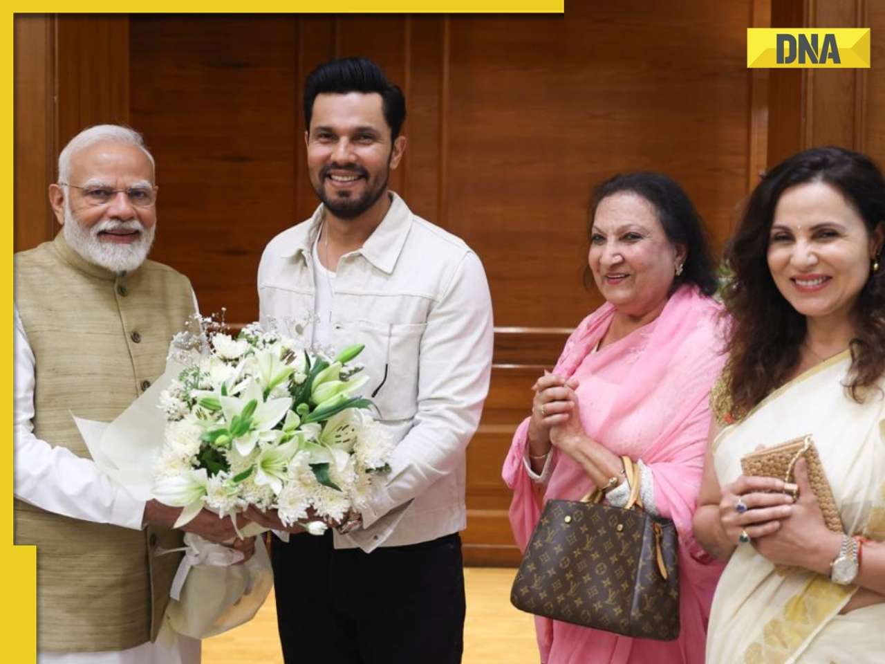 Randeep Hooda meets PM Narendra Modi with mother, sister; calls it 'a proud family moment': 'His pat on the back is...'