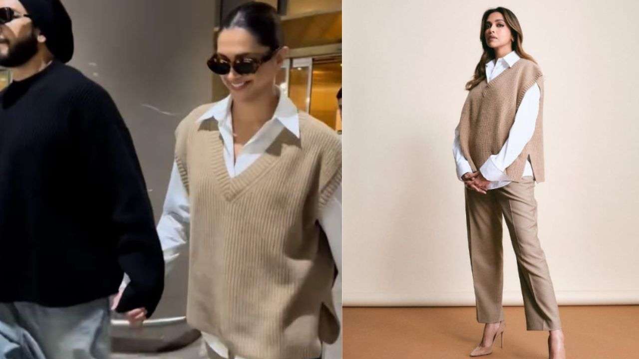 Deepika Padukone’s chic airport look