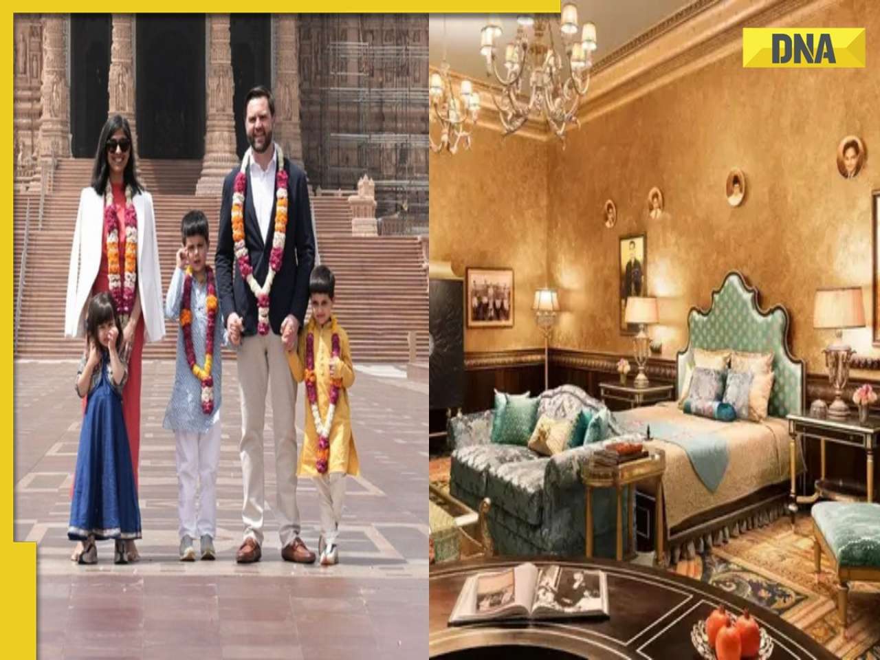 US Vice President JD Vance, his wife Usha Vance and kids to stay at India's most expensive hotel in Jaipur, presidential suite for one night costs Rs...