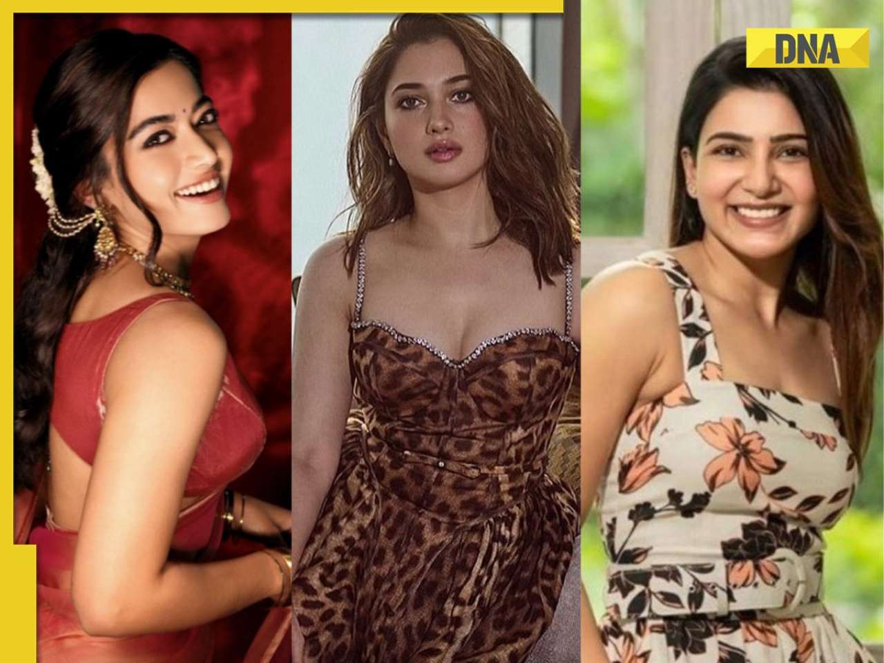 Rashmika Mandanna, Tamannaah Bhatia, or Samantha Ruth Prabhu: Who is the most followed South Indian actress on Instagram?