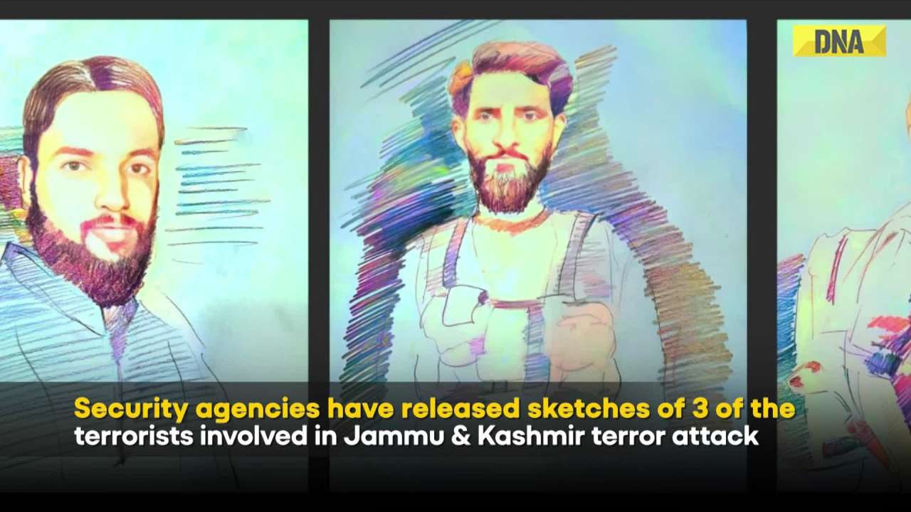 Jammu Kashmir Terror Attack: Pahalgam Attack Terrorists Identified, 1st Sketches Of 3 Released!