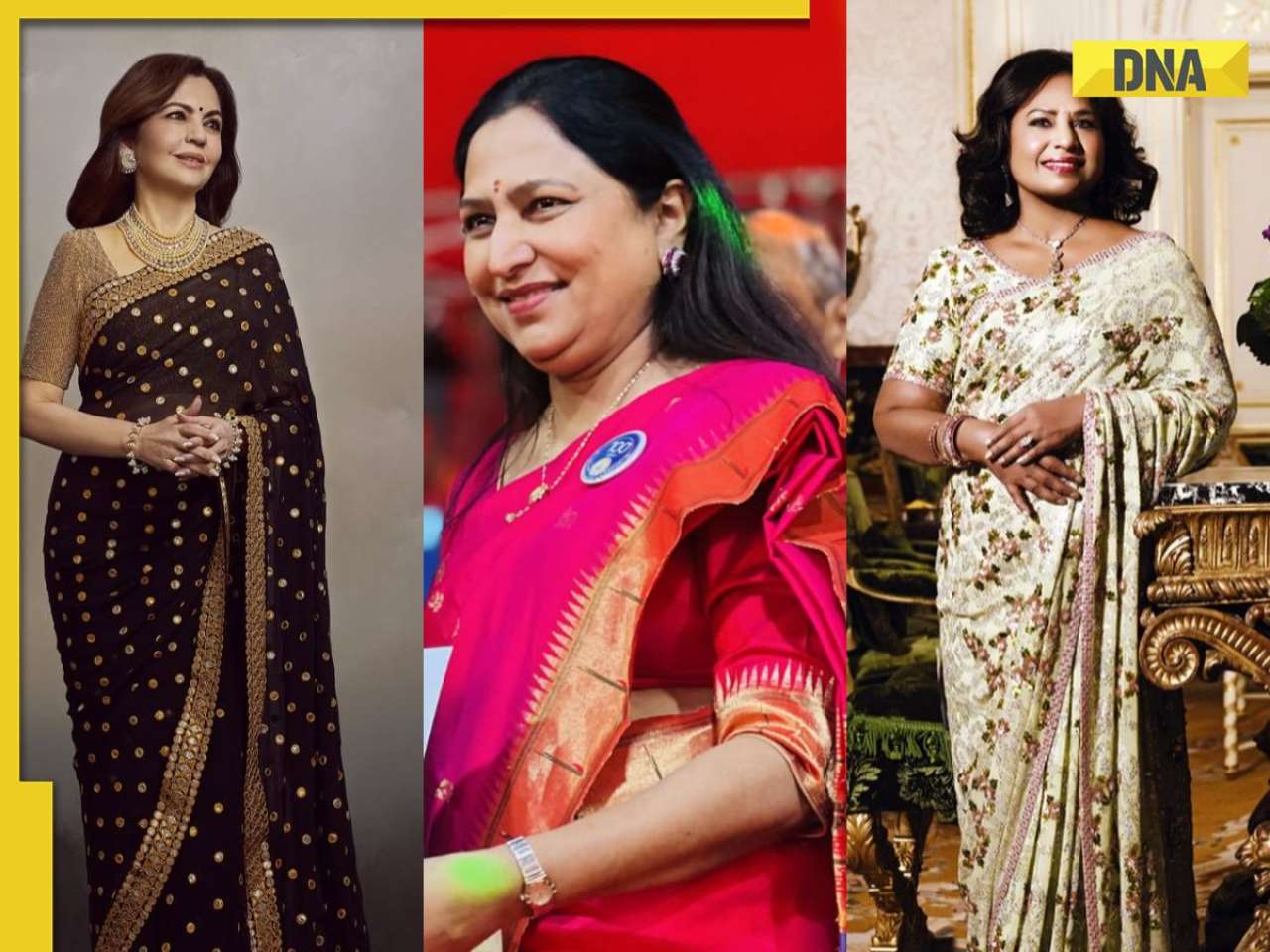Nita Ambani, Priti Adani, Usha Mittal: Meet fashionable Indian billionaires' wives