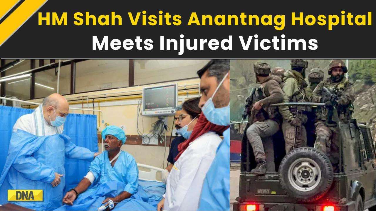 Pahalgam Attack: Amit Shah Visits Anantnag Hospital, Meets Injured Victims Of Pahalgam Terror Attack