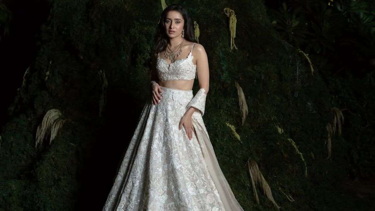 Shraddha Kapoor’s ivory lehenga
