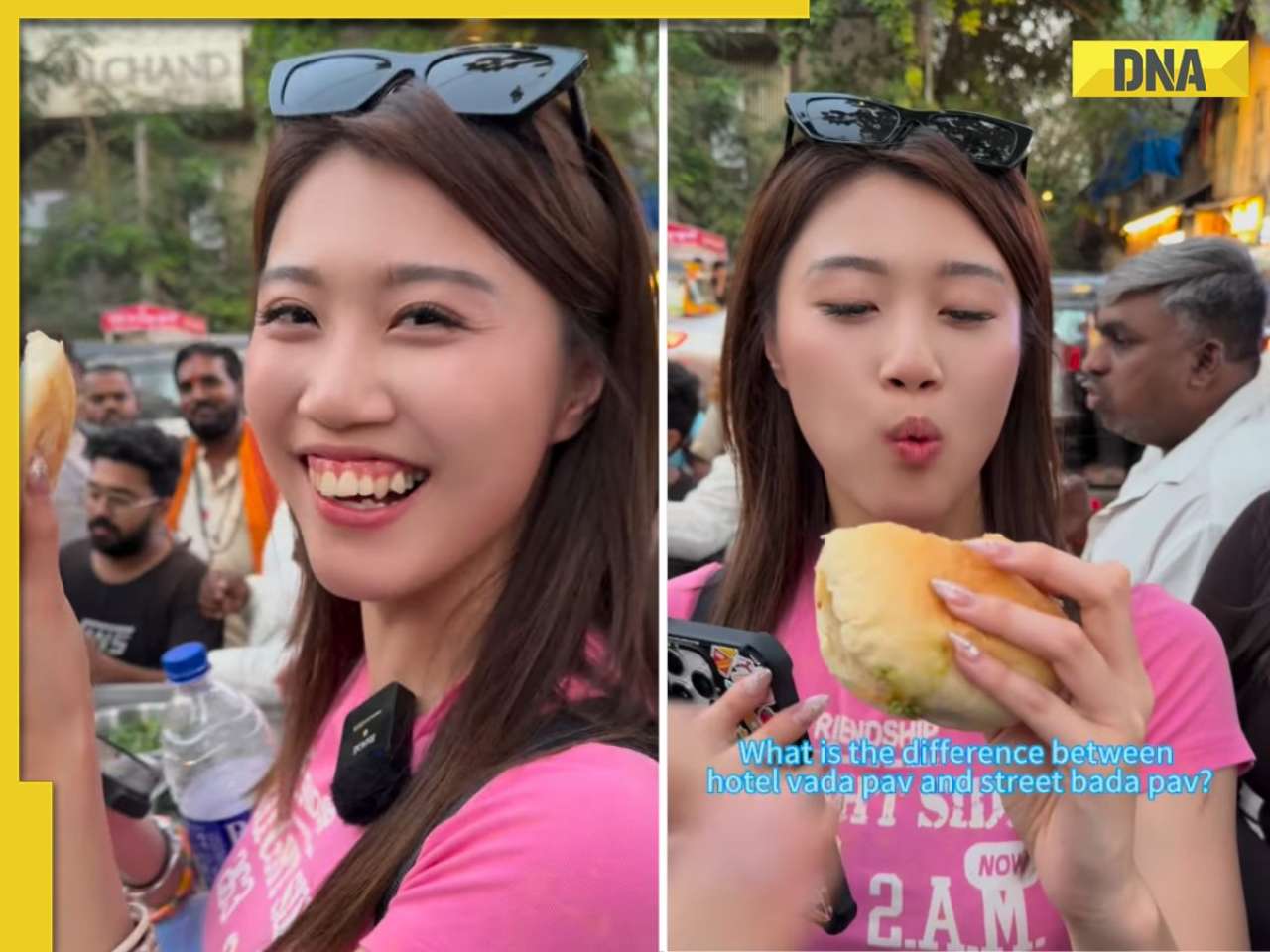 Viral video: Hong Kong vlogger orders vada pav in Marathi, netizens say 'her accent is cute'