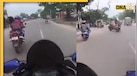 गर्लफ्रेंड को केटीएम पर बिठाकर इम्प्रेस करने निकले थे जनाब, रोमांस की रफ्तार ने पहुंचा दिया अस्पताल, Video Viral