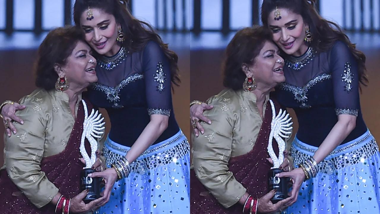 Saroj Khan convince Censor Board To Release Dhak Dhak Song