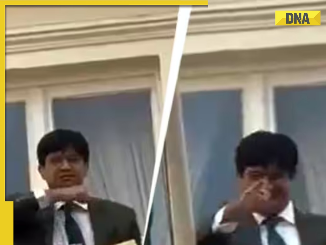 Pakistani official makes throat-slit sign at Indians in London protesting against Pahalgam terror attack