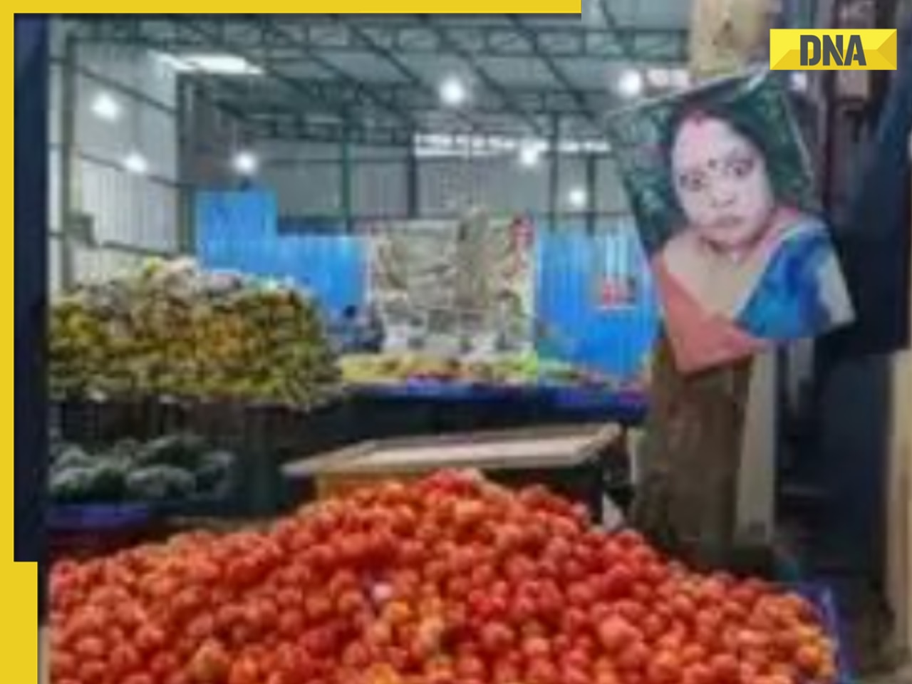 Furious woman's photo beside vegetable cart sparks hilarious reactions: 'My manager when I ask for a hike...'
