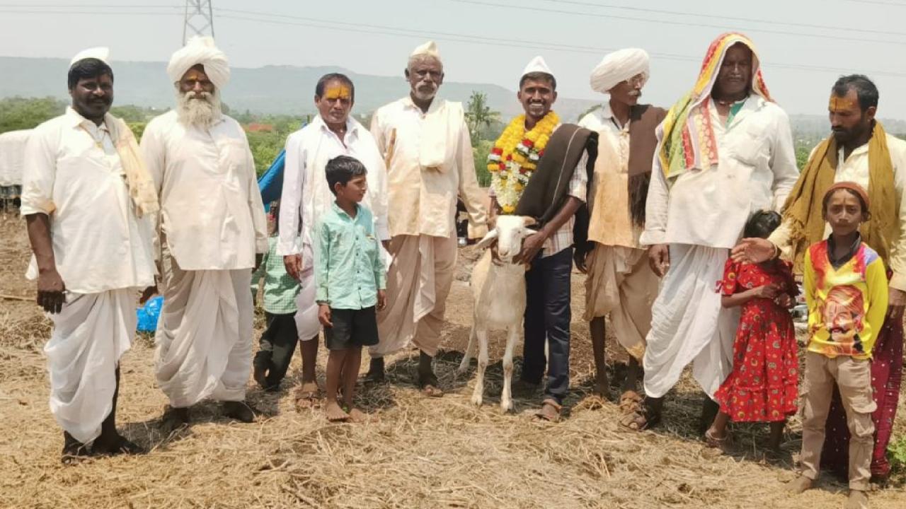 दूर-दूर से बधाई देने के लिए आ रहे लोग