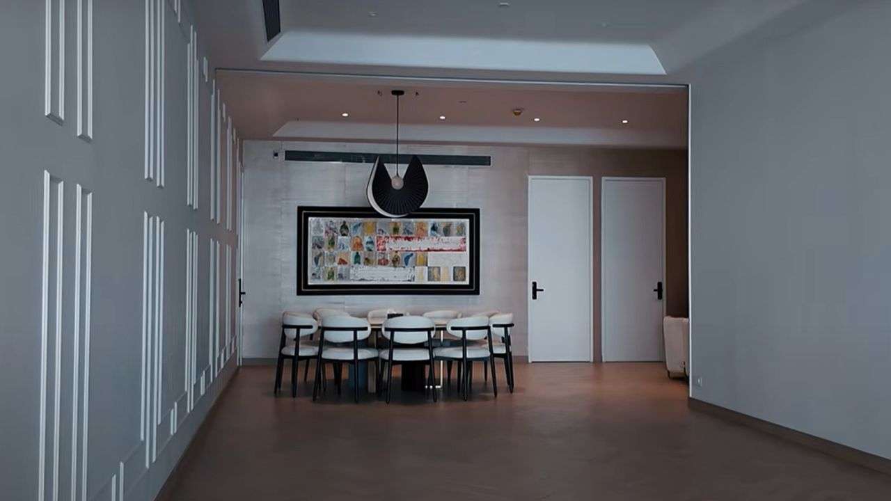 Living and dining spaces