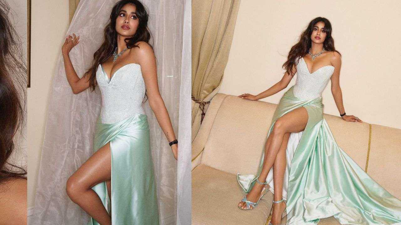 Janhvi Kapoor’s mint green dress
