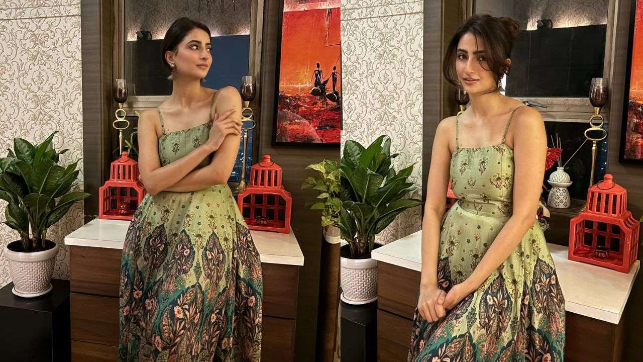 Palak Tiwari’s pastel maxi dress