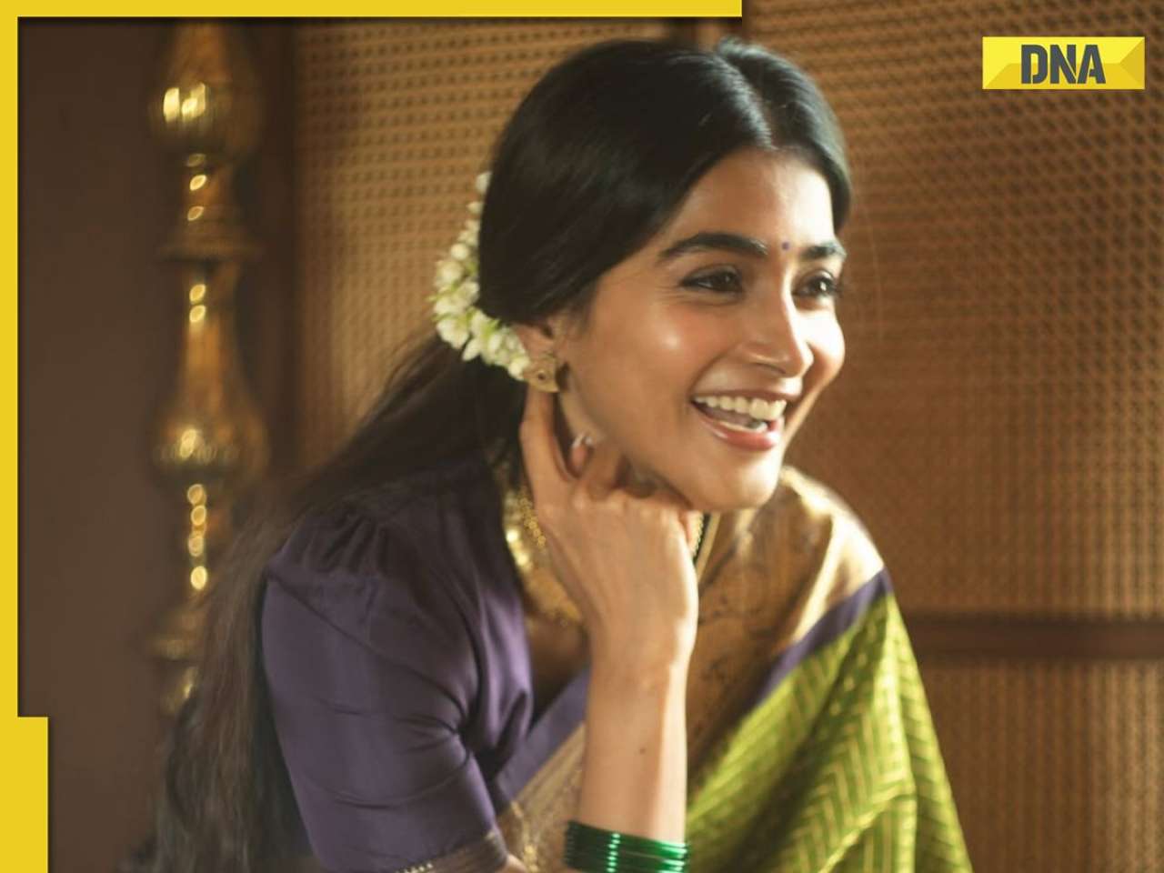 Pooja Hegde drapes memories as she poses in her grandmother's 70-year-old vintage saree, see pics