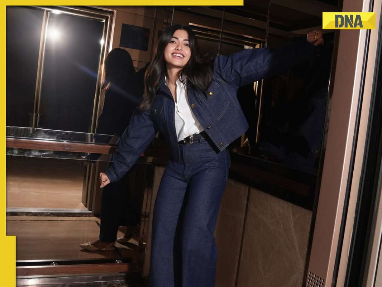 Rashmika Mandanna effortlessly slays casual chic denim-on-denim look worth Rs...