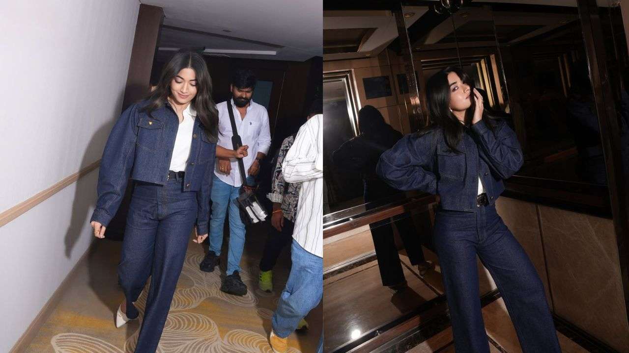 Rashmika’s straight fit jeans