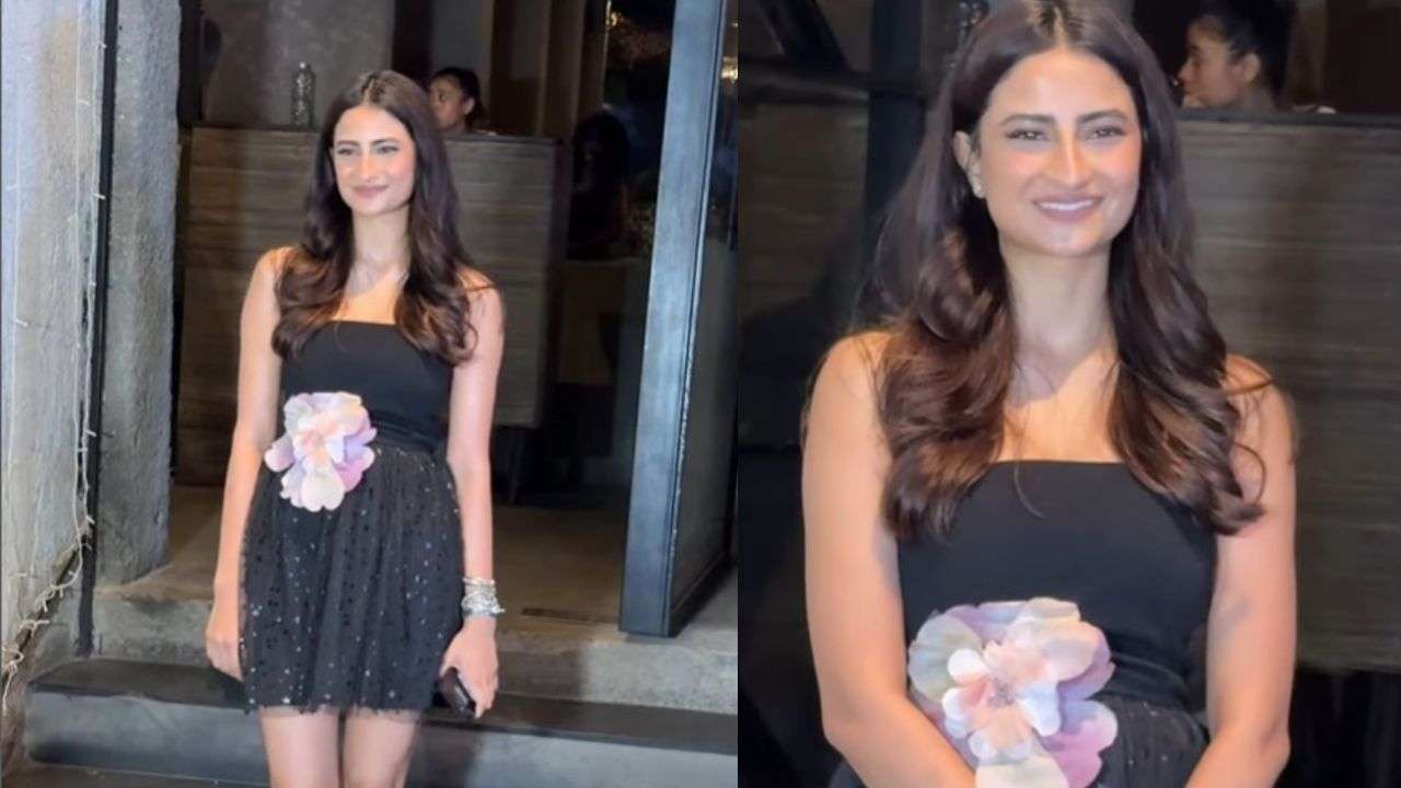 Palak Tiwari’s black dress