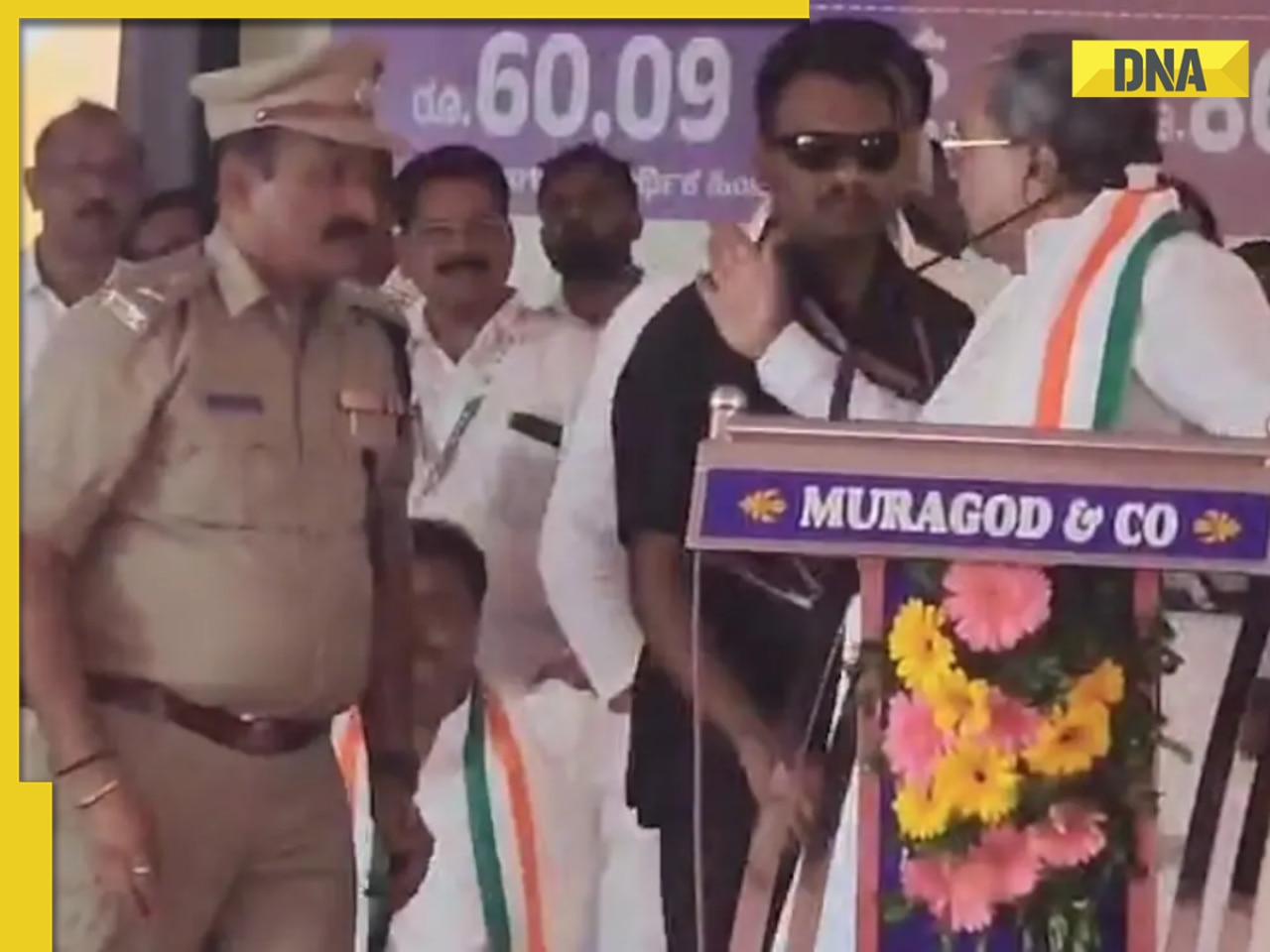 VIDEO: Karnataka CM Siddaramaiah loses cool, raises hand to slap senior police officer on stage at rally