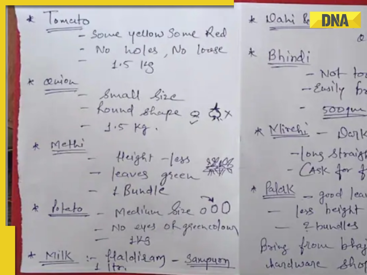 Retired IFS officer's wife has epic 'guide' for him to buy vegetables, internet is amused