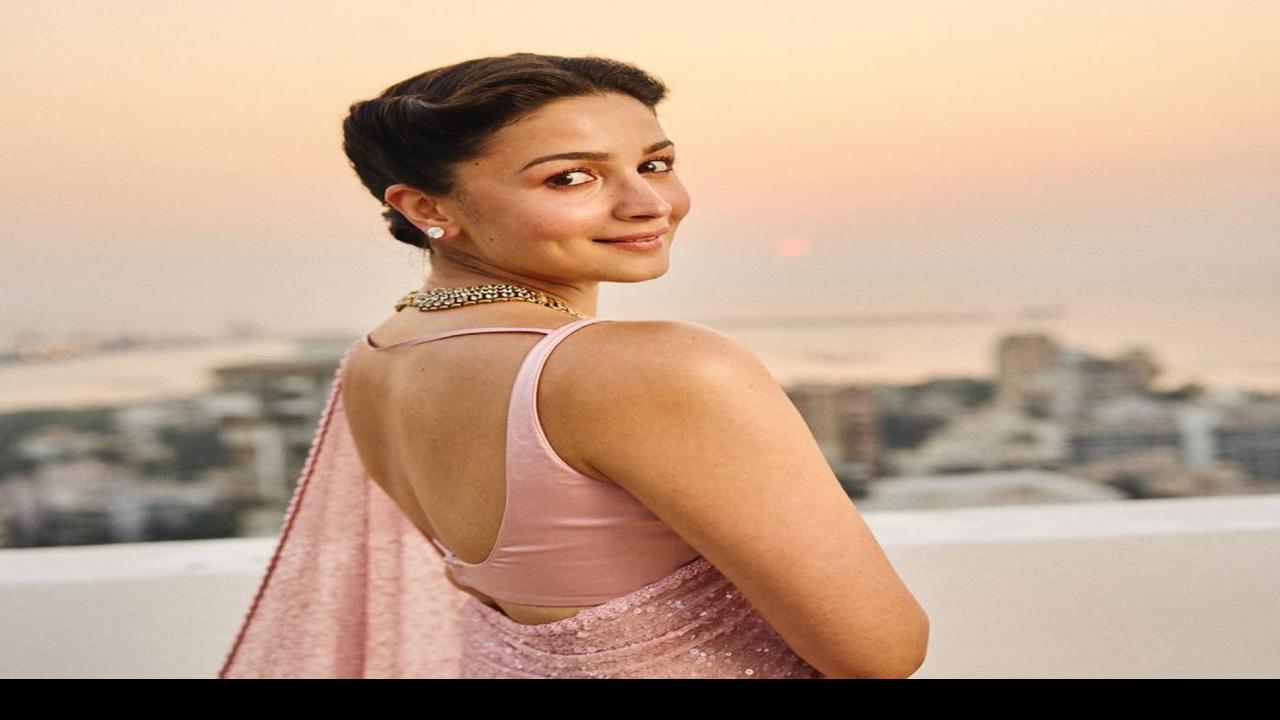 Alia Bhatt Saree Look 