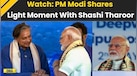  PM Modi Shares Light Moment With Shashi Tharoor At Vizhinjam Port Inauguration | BJP | Congress 
