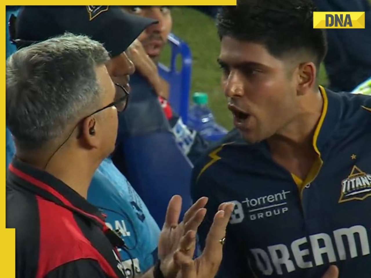 Watch: Furious Shubman Gill confronts umpire after controversial dismissal against Sunrisers Hyderabad