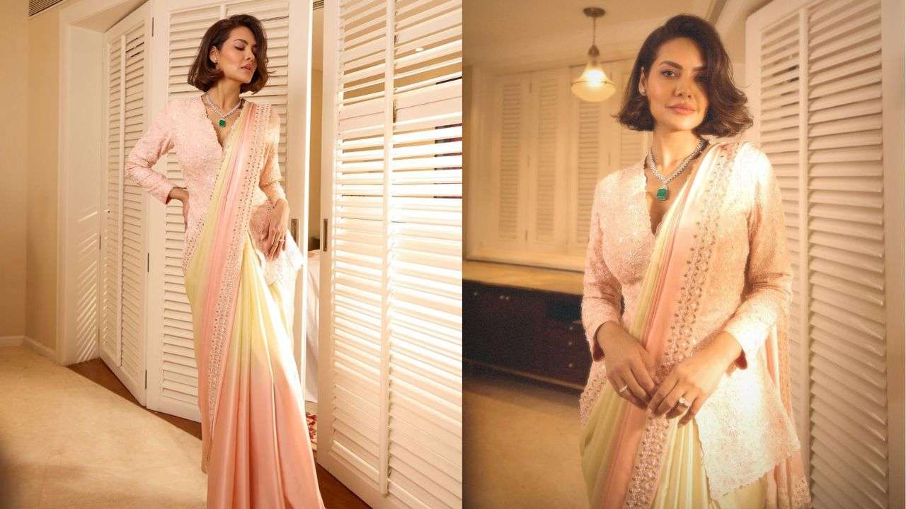 The ombre saree
