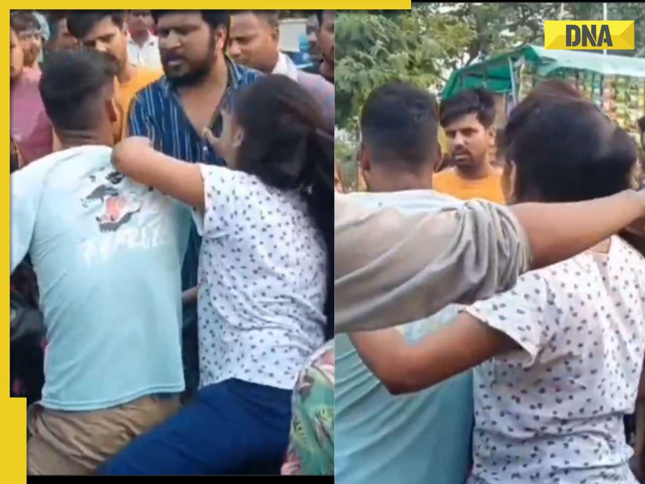 Viral video: Parents beat son, girlfriend after catching them eating noodles in Kanpur