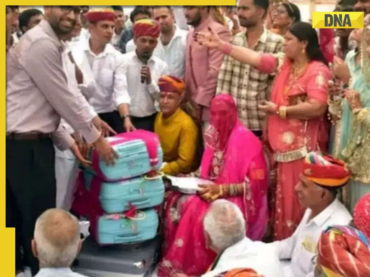 Viral Video: Bride’s family gifts groom petrol pump, land, silver worth Rs 15.65 crore, netizens react