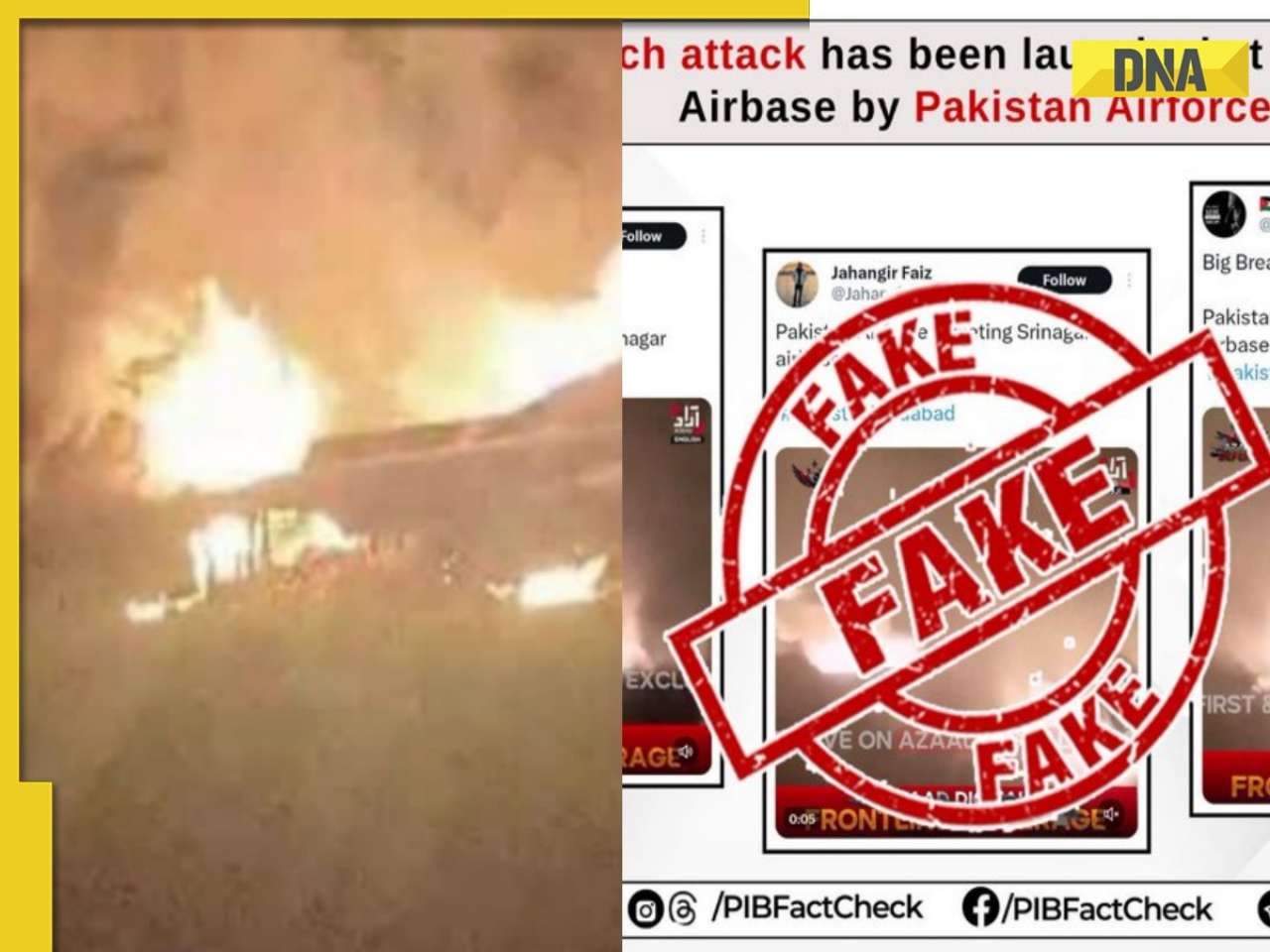 Fact Check: Did Pakistan Air Force target Srinagar airbase? Know truth behind viral video