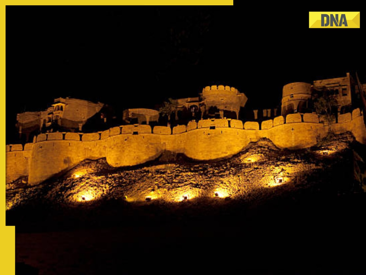 VIDEO: Rajasthan's iconic Jaisalmer Fort goes pitch-dark during mock drill blackout after Operation Sindoor