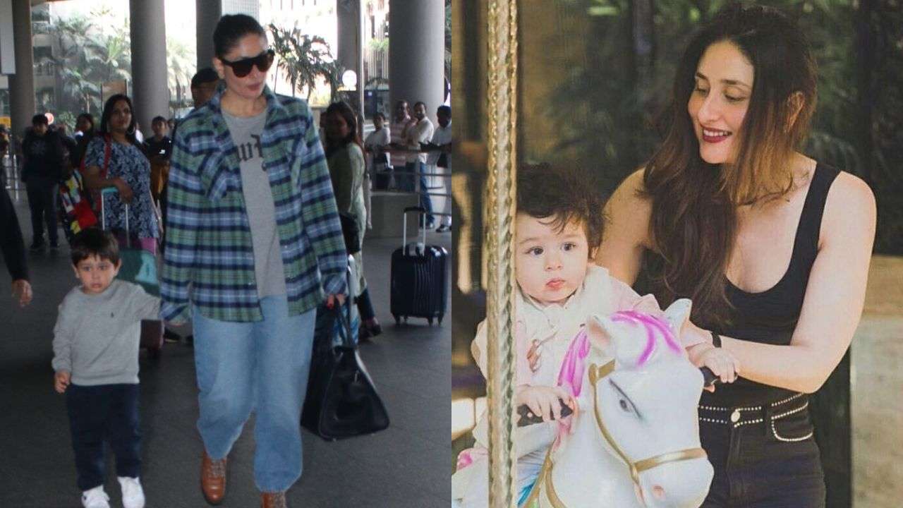 Kareena Kapoor Khan with her sons
