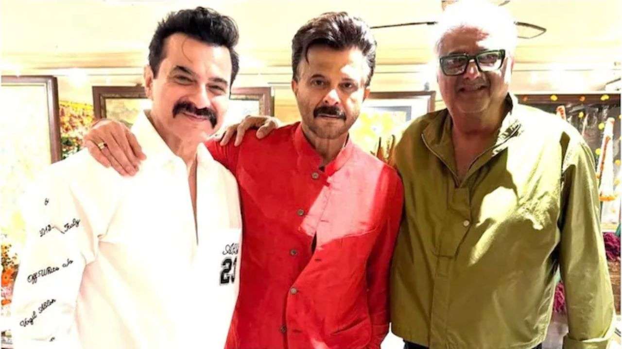 Anil, Boney, and Sanjay Kapoor