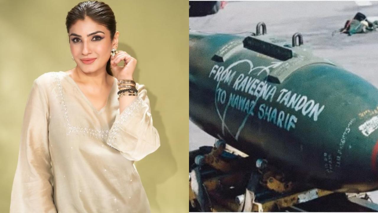 Indian Army Send A Missile To Pakistani PM Nawaz Sharif From Raveena Tandon