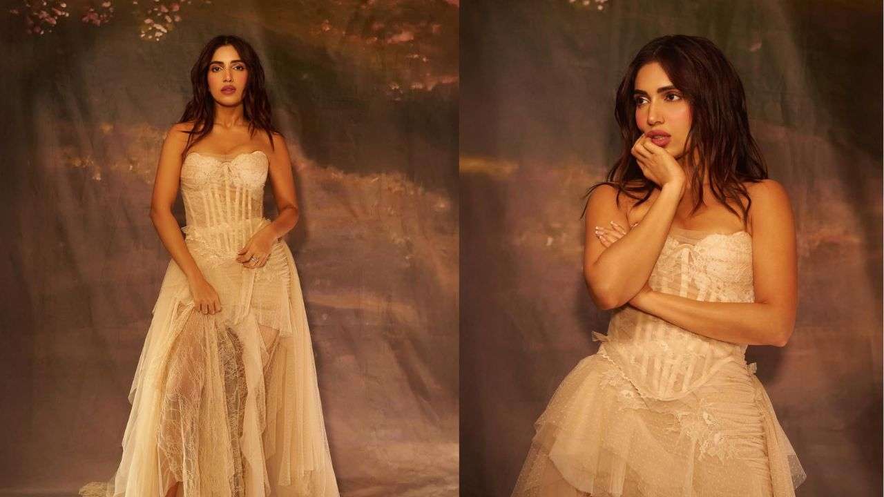 White corset dress