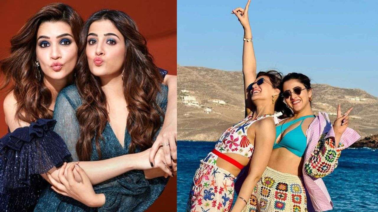 Kriti Sanon and Nupur Sanon