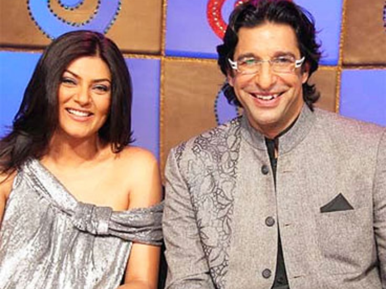 Sushmita Sen- Wasim Akram