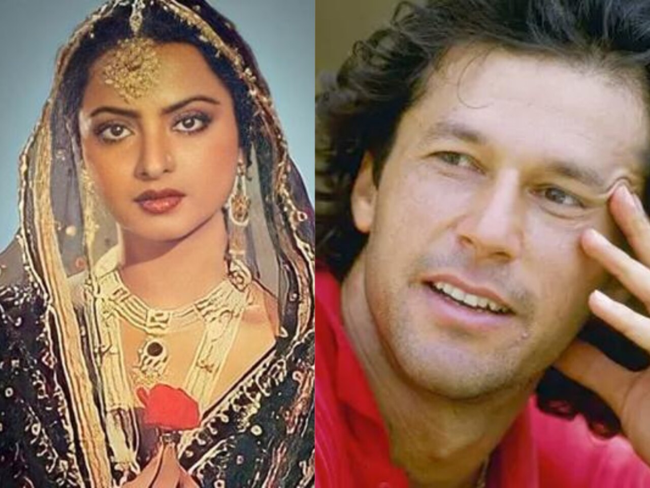 Rekha- Wasim Akram