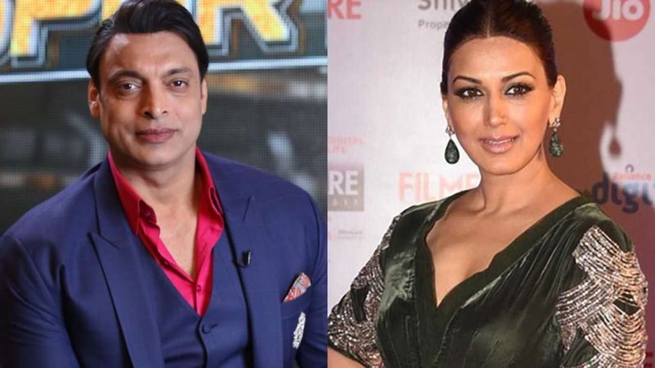 ​Shoaib Akhtar and Sonali Bendre