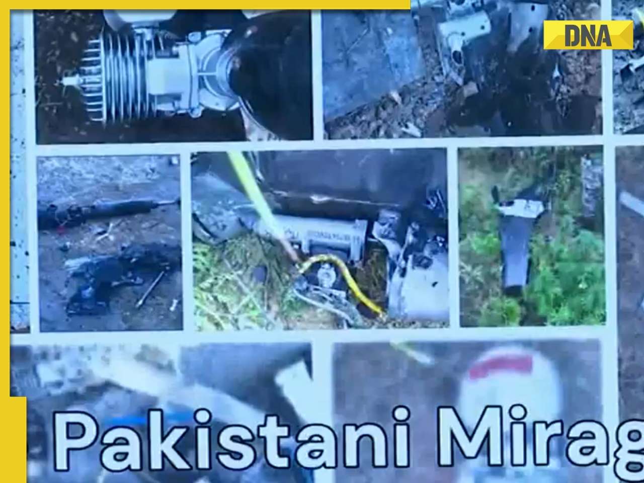 DGMOs briefing: Indian military shows debris of Pakistani Mirage, WATCH here