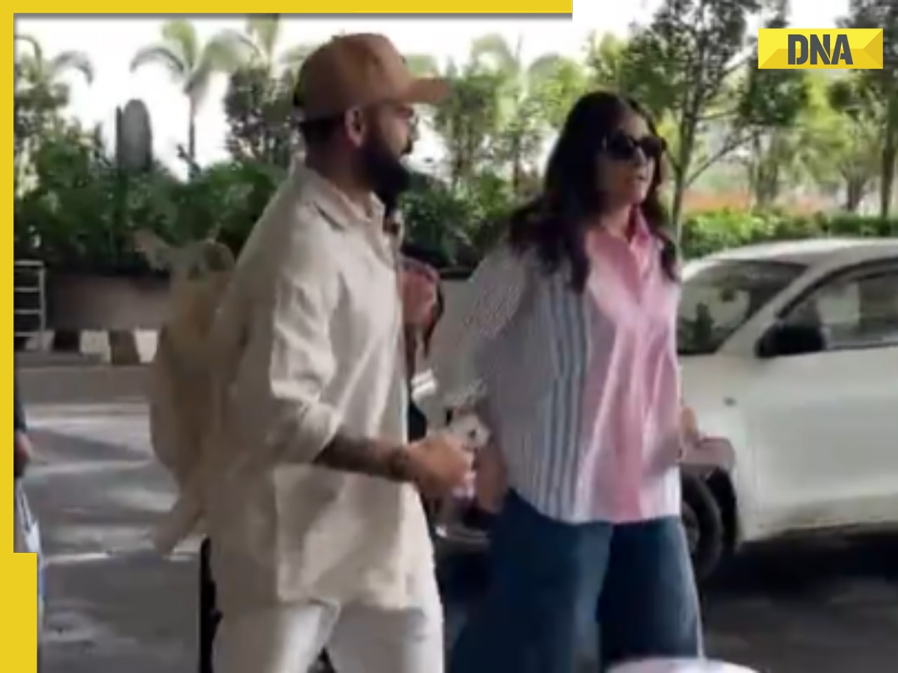 Before announcing retirement, Virat Kohli and Anushka Sharma spotted at Mumbai airport, video goes viral