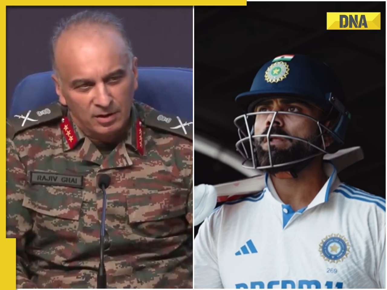 DGMO Lt Gen Rajiv Ghai reacts to Kohli's Test retirement during Op Sindoor presser, quotes Australian proverb