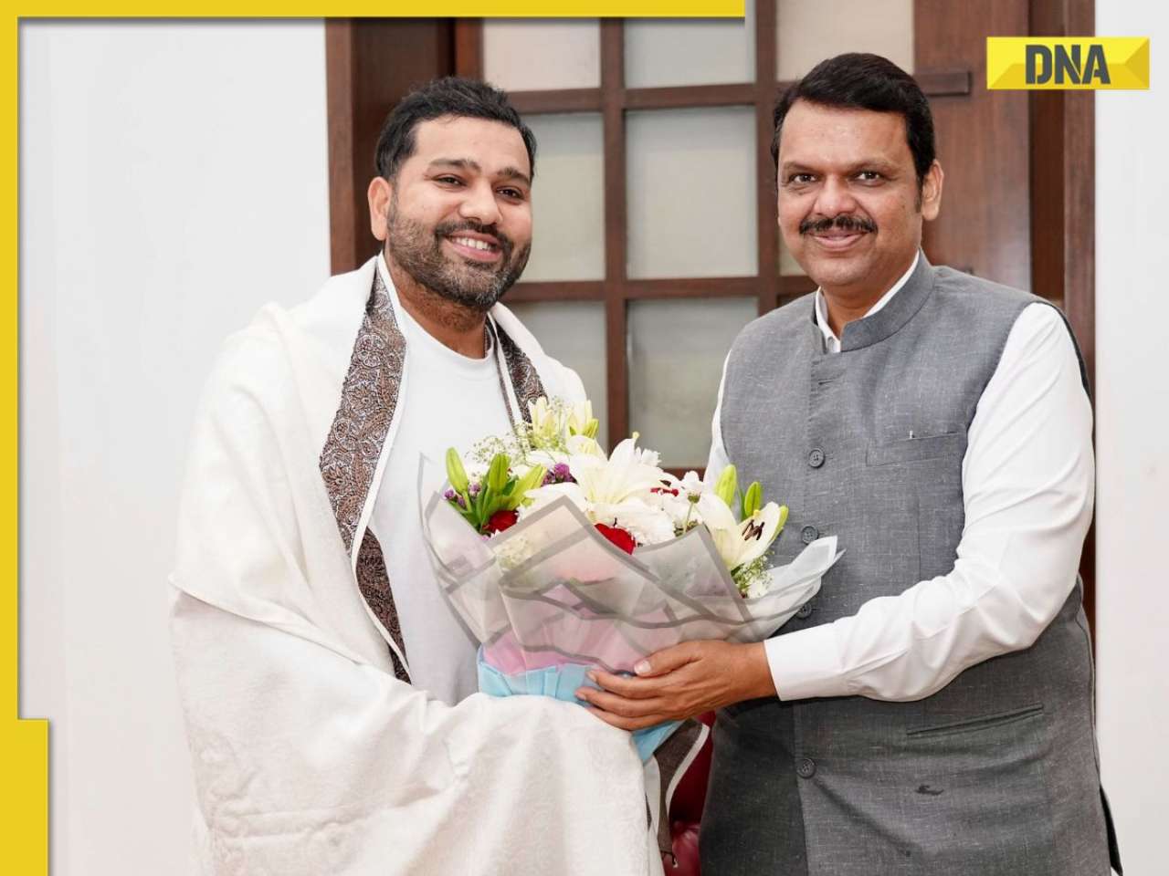 Maharashtra CM Devendra Fadnavis honours Rohit Sharma, extends wishes following Test retirement