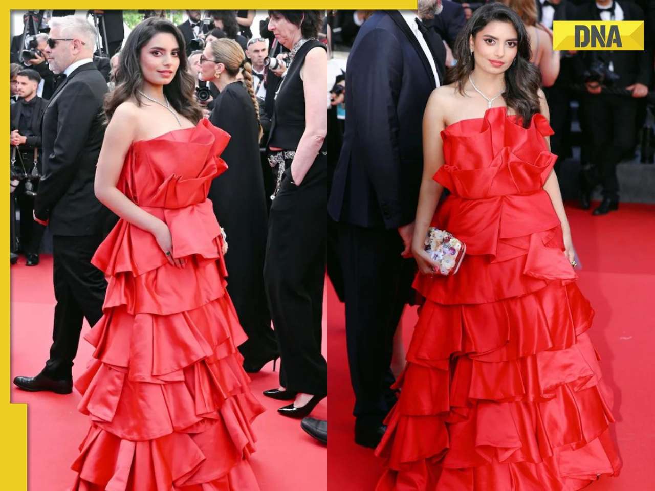 Kumar Sanu's daughter Shannon K looks radiant in bright red gown at Cannes 2025