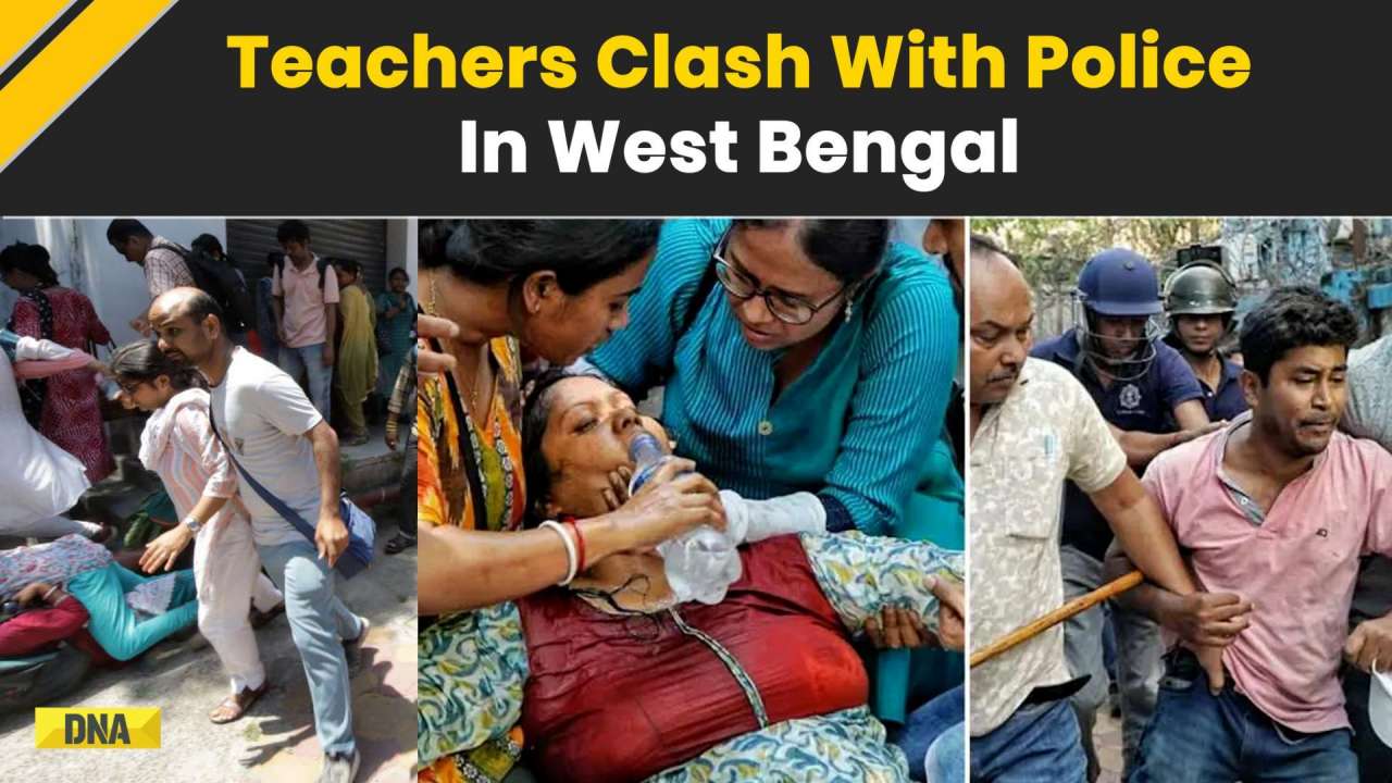Bengal: Teachers’ Protest Outside West Bengal Education Department Office Turns Violent