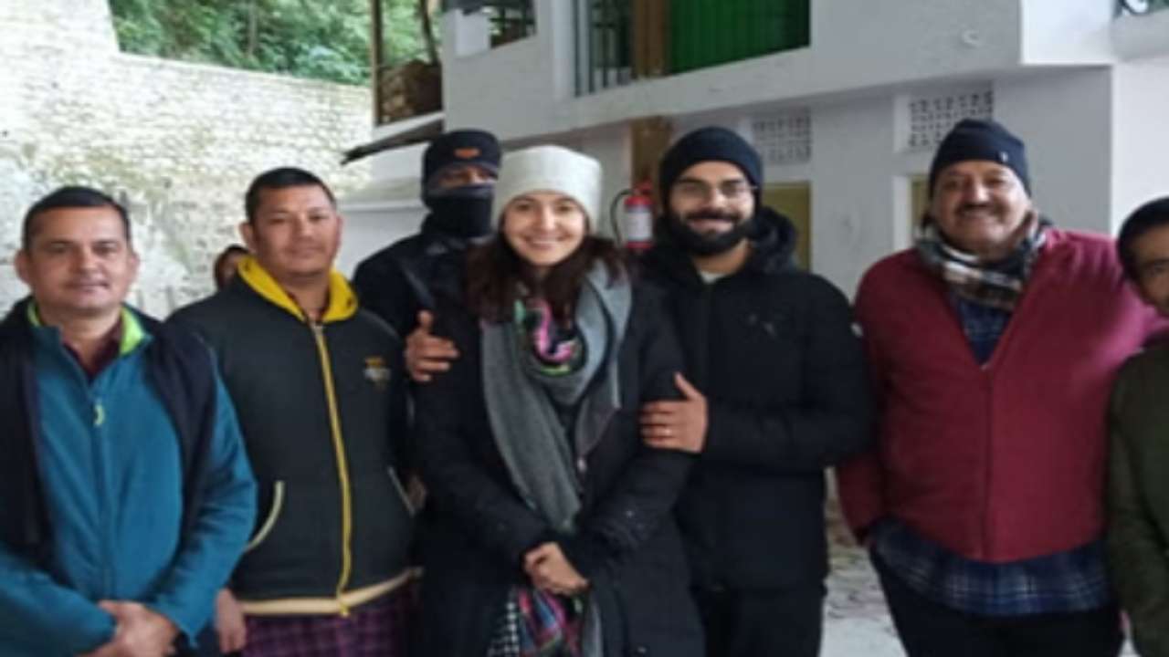 Virat and Anushka visit to Neem Karoli Baba Ashram