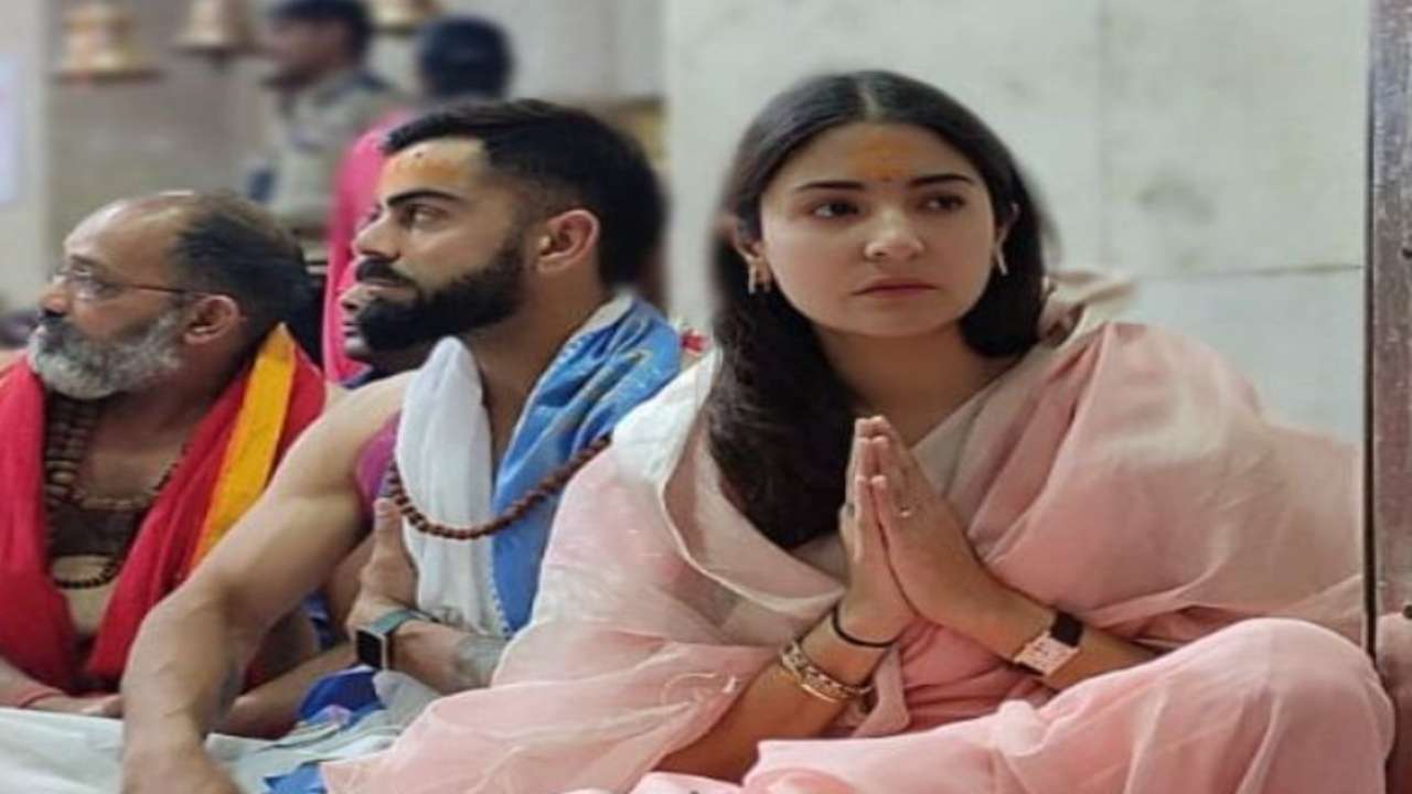 Anushka and Virat at Mahakaleshwar  temple in Ujjain