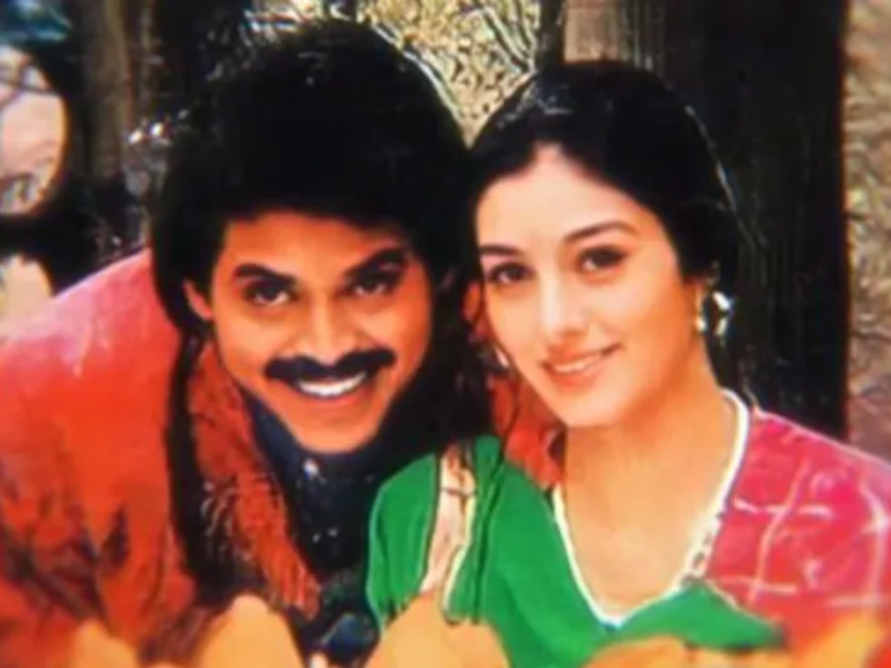 Tabu started her film career with Telugu star Venkatesh