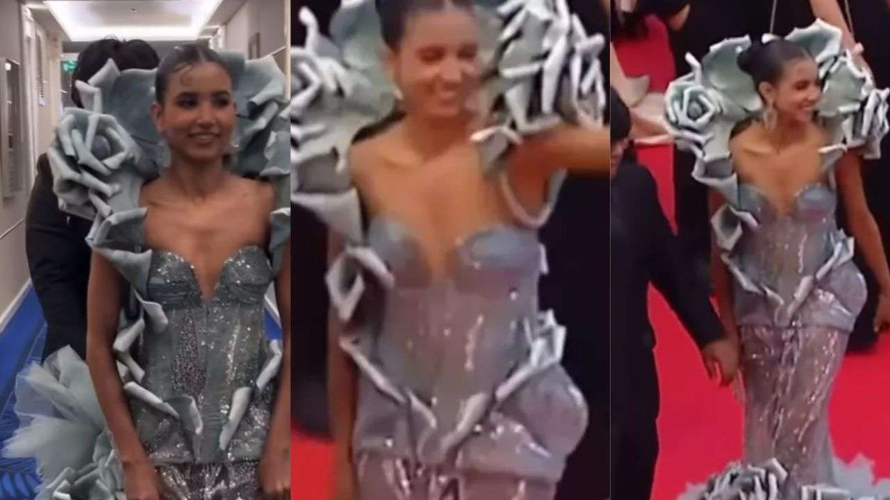 A silver gown