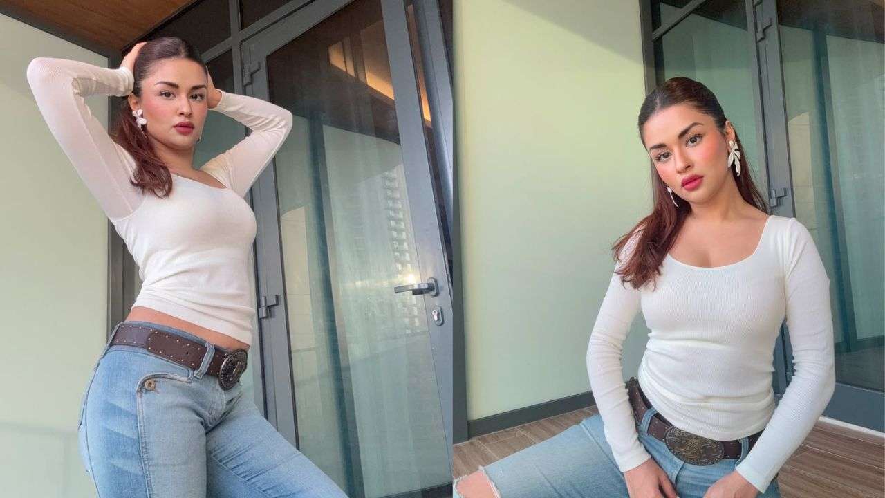 White top and jeans